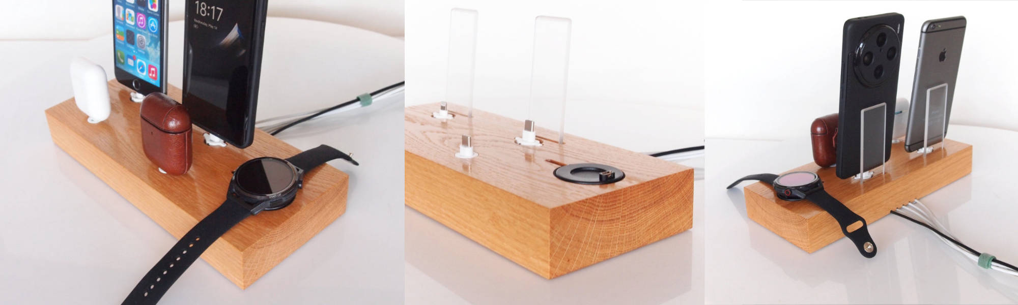 A custom request for a dock with a Garmin smartwatch docking place