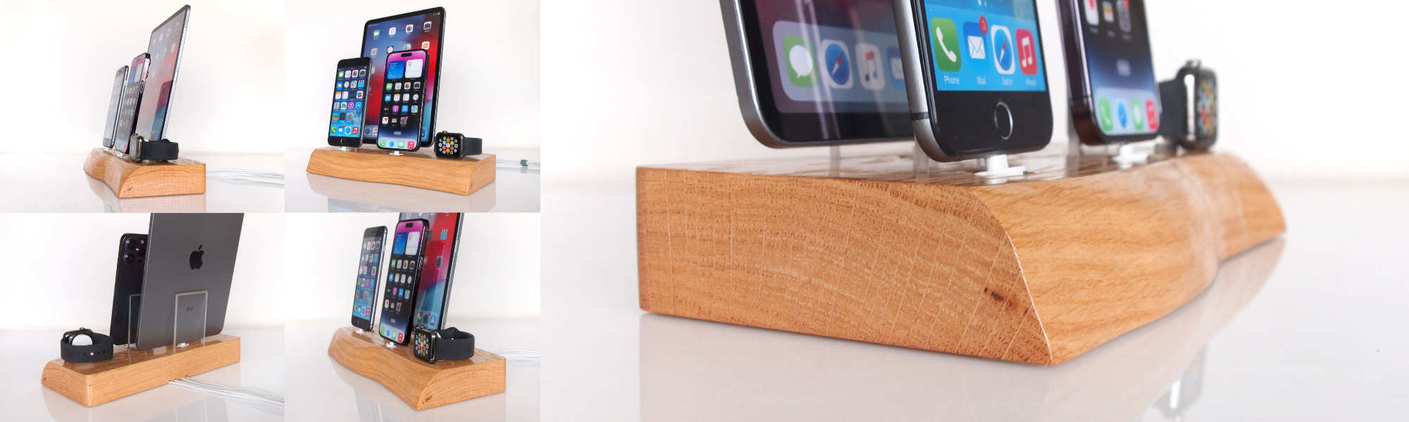 Custom Order Spotlight: Live-Edge Multi-Device Docking Station