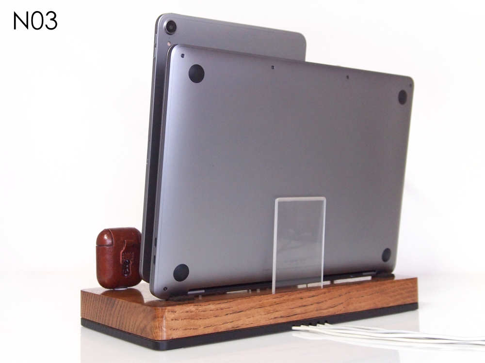 handmade macbook stand