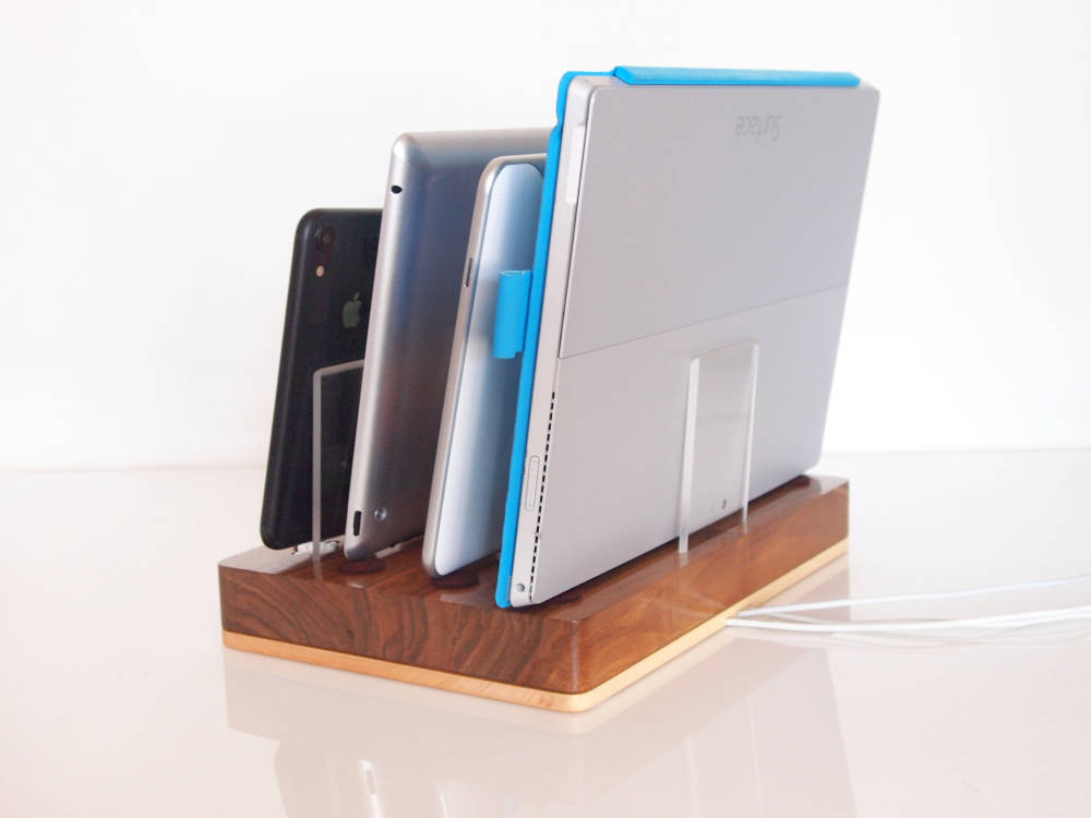 walnut multiple dock